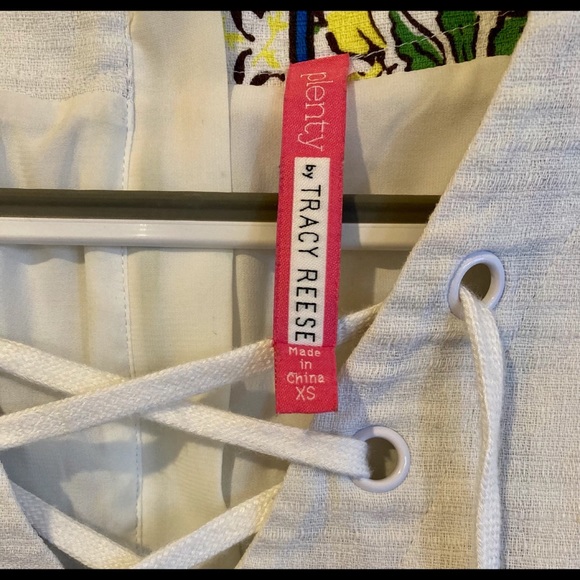 Anthropologie Sleeveless Linen Floral Dress - Picture 2 of 8